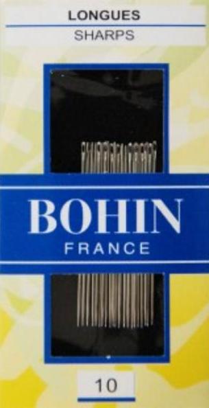 AGUJA BOHIN COSTURA LARGA Nº 10 (x20)